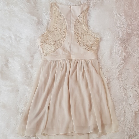 Vintage Dresses & Skirts - 🏷FINAL PRICE‼ Lace Back Cream Tulle Skirt Dress